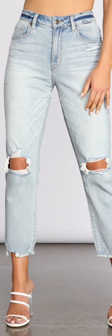 Ally Super High Rise Straight Cropped Jeans for 2023 festival outfits, festival dress, outfits for raves, concert outfits, and/or club outfits