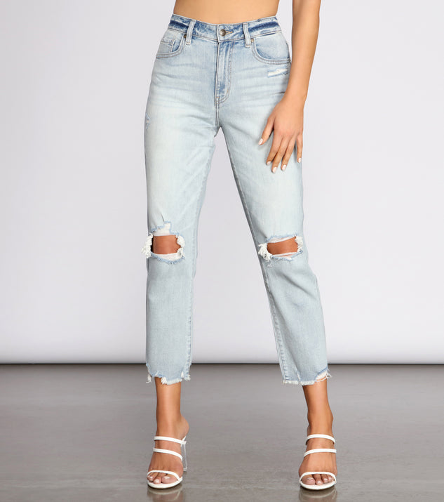 Ally Super High Rise Straight Cropped Jeans for 2023 festival outfits, festival dress, outfits for raves, concert outfits, and/or club outfits