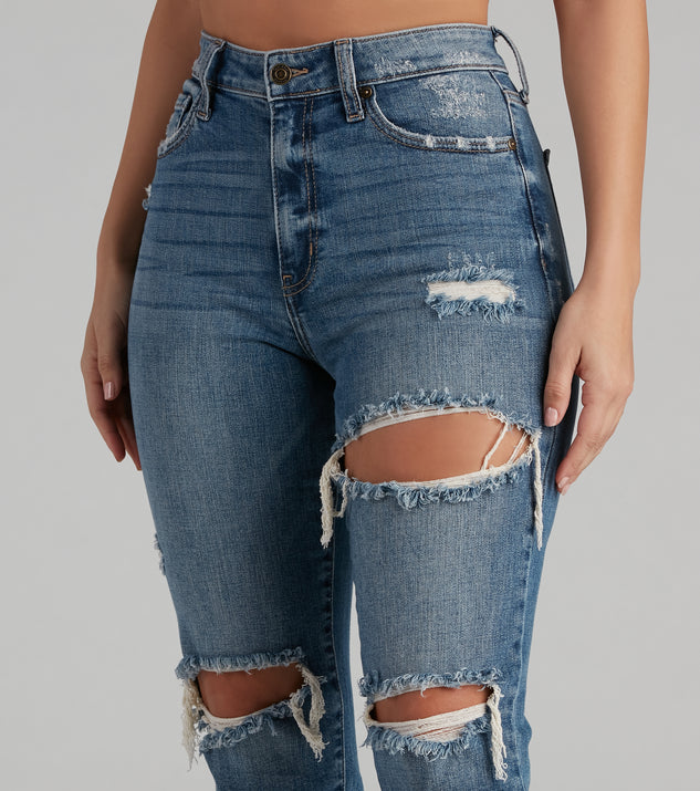 3ニャンズママ　1113 Tobi High-Rise Distressed Mom Jeans | Windsor