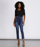 High Rise Paper Bag Skinny Jeans provides a stylish start to creating your best summer outfits of the season with on-trend details for 2023!