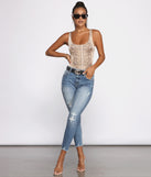 Clara High Rise Destructed Skinny Crop Jeans provides a stylish start to creating your best summer outfits of the season with on-trend details for 2023!