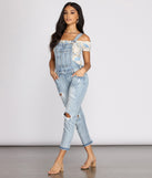 Comfy Cool Distressed Overalls provides a stylish start to creating your best summer outfits of the season with on-trend details for 2023!