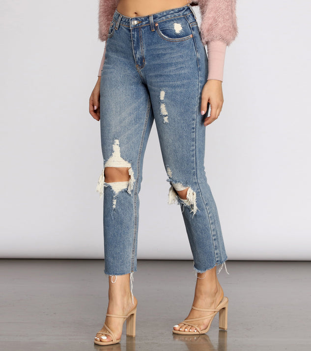 High Waist Distressed Denim Pants provides a stylish start to creating your best summer outfits of the season with on-trend details for 2023!