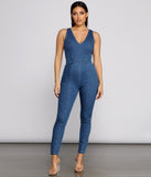 Denim Diva Sleeveless Catsuit provides a stylish start to creating your best summer outfits of the season with on-trend details for 2023!
