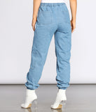Casual Cargo Denim Joggers provides a stylish start to creating your best summer outfits of the season with on-trend details for 2023!