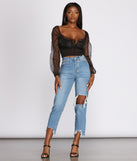 High Rise Destructed Straight Leg Jeans for 2023 festival outfits, festival dress, outfits for raves, concert outfits, and/or club outfits