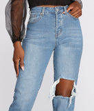 High Rise Destructed Straight Leg Jeans provides a stylish start to creating your best summer outfits of the season with on-trend details for 2023!