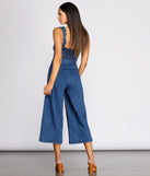 With fun and flirty details, Denim Dream Culotte Jumpsuit shows off your unique style for a trendy outfit for the summer season!