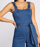 With fun and flirty details, Denim Dream Culotte Jumpsuit shows off your unique style for a trendy outfit for the summer season!