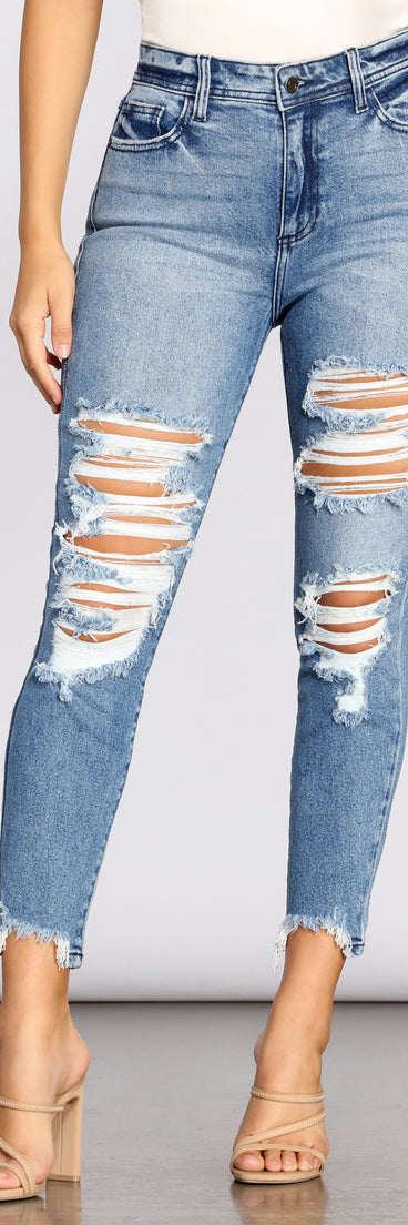 Rise Up Distressed Skinny Jeans for 2023 festival outfits, festival dress, outfits for raves, concert outfits, and/or club outfits