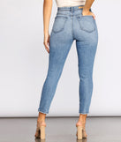 Rise Up Distressed Skinny Jeans provides a stylish start to creating your best summer outfits of the season with on-trend details for 2023!