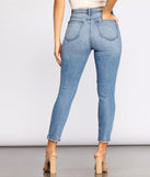Rise Up Distressed Skinny Jeans provides a stylish start to creating your best summer outfits of the season with on-trend details for 2023!
