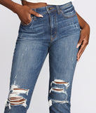 Tobi Super High Rise Destructed Mom Jeans for 2023 festival outfits, festival dress, outfits for raves, concert outfits, and/or club outfits