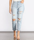 Rocky High Rise Destructed Boyfriend Jeans for 2023 festival outfits, festival dress, outfits for raves, concert outfits, and/or club outfits