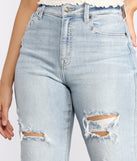 Rocky High Rise Destructed Boyfriend Jeans for 2023 festival outfits, festival dress, outfits for raves, concert outfits, and/or club outfits