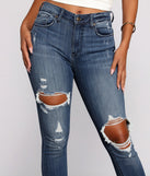 Clara High Rise Destructed Skinny Jeans for 2023 festival outfits, festival dress, outfits for raves, concert outfits, and/or club outfits