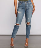 Tobi High Rise Destructed Mom Jeans for 2023 festival outfits, festival dress, outfits for raves, concert outfits, and/or club outfits