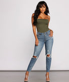 Tobi High Rise Destructed Mom Jeans provides a stylish start to creating your best summer outfits of the season with on-trend details for 2023!