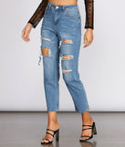 High Rise Majorly Distressed Straight Leg Jeans provides a stylish start to creating your best summer outfits of the season with on-trend details for 2023!