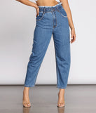 High Rise Paper Bag Waist Denim Pants provides a stylish start to creating your best summer outfits of the season with on-trend details for 2023!