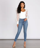 Back to Basics High Waist Jeans provides a stylish start to creating your best summer outfits of the season with on-trend details for 2023!
