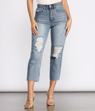 High Rise Cropped Distressed Jeans for 2023 festival outfits, festival dress, outfits for raves, concert outfits, and/or club outfits