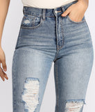 High Rise Cropped Distressed Jeans for 2023 festival outfits, festival dress, outfits for raves, concert outfits, and/or club outfits