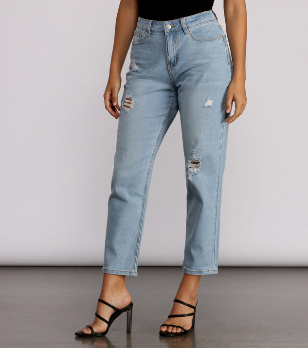 Casual Vibes High Waist Jeans for 2023 festival outfits, festival dress, outfits for raves, concert outfits, and/or club outfits