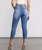 Major Destruction High Rise Skinny Jeans provides a stylish start to creating your best summer outfits of the season with on-trend details for 2023!