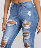 Major Destruction High Rise Skinny Jeans is a trendy pick to create 2023 festival outfits, festival dresses, outfits for concerts or raves, and complete your best party outfits!