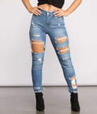 Edgy Appeal Mid Rise Cropped Skinny Jeans for 2023 festival outfits, festival dress, outfits for raves, concert outfits, and/or club outfits