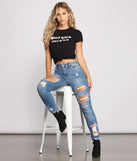 Edgy Appeal Mid Rise Cropped Skinny Jeans provides a stylish start to creating your best summer outfits of the season with on-trend details for 2023!
