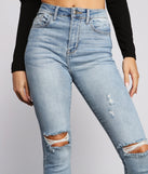 High Rise Destructed Diva Skinny Jeans for 2023 festival outfits, festival dress, outfits for raves, concert outfits, and/or club outfits