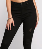 High Rise Stun On Them Cropped Skinny Jeans for 2023 festival outfits, festival dress, outfits for raves, concert outfits, and/or club outfits