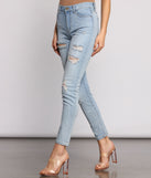 Mid Rise Destructed Skinny Jeans provides a stylish start to creating your best summer outfits of the season with on-trend details for 2023!