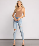 Mid Rise Destructed Skinny Jeans for 2023 festival outfits, festival dress, outfits for raves, concert outfits, and/or club outfits