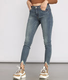 Clara High Rise Destructed Fringe Skinny Jeans for 2023 festival outfits, festival dress, outfits for raves, concert outfits, and/or club outfits