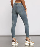 Clara High Rise Destructed Fringe Skinny Jeans provides a stylish start to creating your best summer outfits of the season with on-trend details for 2023!