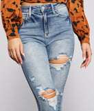 High Rise Destructed Skinny Jeans for 2023 festival outfits, festival dress, outfits for raves, concert outfits, and/or club outfits