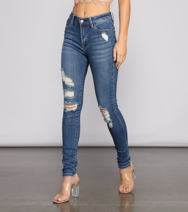 On the Rise Super High Waist Skinny Jeans | Windsor