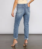 Amanda High Rise Destructed Boyfriend Jeans provides a stylish start to creating your best summer outfits of the season with on-trend details for 2023!