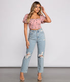 Classic Staple High Rise Destructed Boyfriend Jeans provides a stylish start to creating your best summer outfits of the season with on-trend details for 2023!