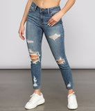 Josie Mid-Rise Cropped Skinny Jeans for 2023 festival outfits, festival dress, outfits for raves, concert outfits, and/or club outfits
