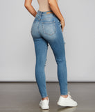 Girl Next Door Destructed Skinny Jeans for 2023 festival outfits, festival dress, outfits for raves, concert outfits, and/or club outfits