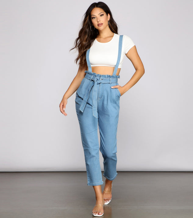 美品 シュスー Trousers Dress with Suspender S02438a5699a644b3924c740362ecc
