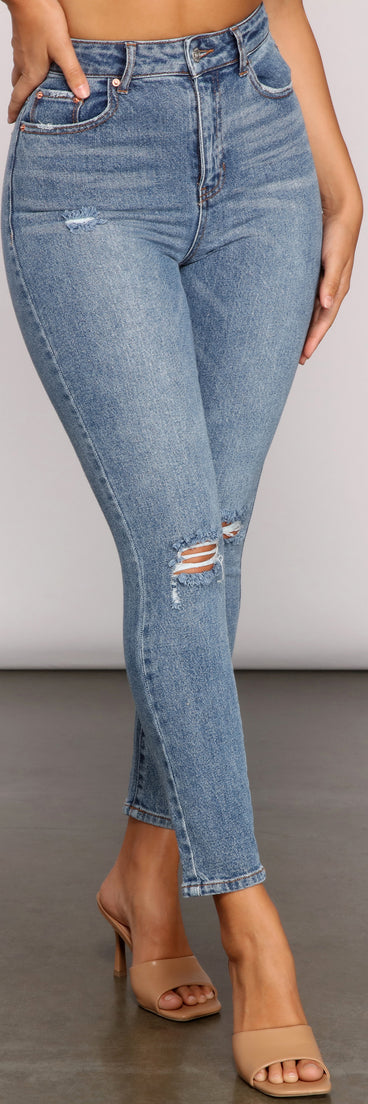 So Major High-Rise Destructed Skinny Jeans for 2023 festival outfits, festival dress, outfits for raves, concert outfits, and/or club outfits