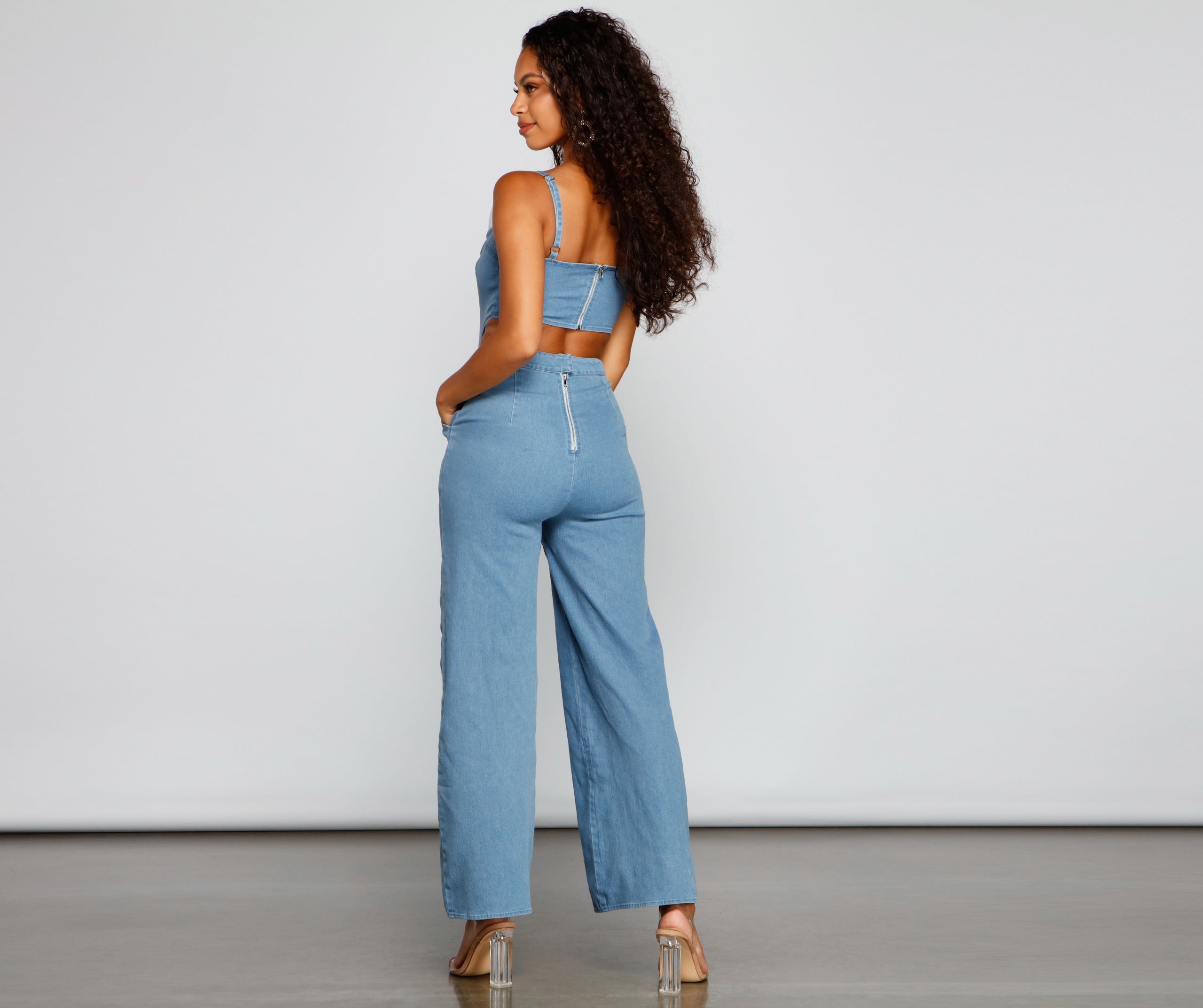 Style Icon Denim Jumpsuit | Windsor
