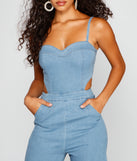 Style Icon Denim Jumpsuit for 2023 festival outfits, festival dress, outfits for raves, concert outfits, and/or club outfits