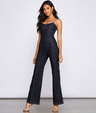 Retro Style Moment Denim Jumpsuit provides a stylish start to creating your best summer outfits of the season with on-trend details for 2023!