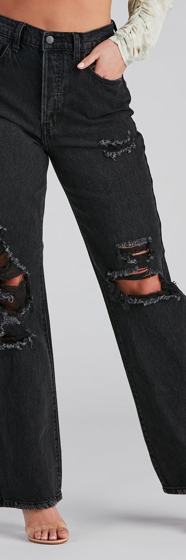 Distressed, But Well Dressed Boyfriend Jeans for 2023 festival outfits, festival dress, outfits for raves, concert outfits, and/or club outfits
